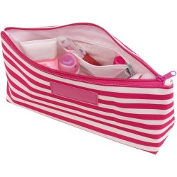 Pruhovaná kosmetická taška STRIPY