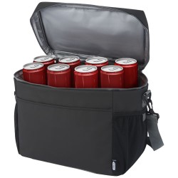 Recyklovaná voděodolná chladicí taška Aqua s GRS certifikací na 20 plechovek, 22 l
