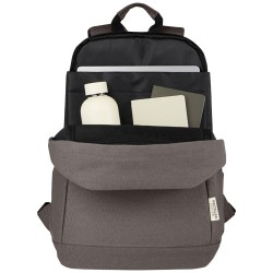 Joey, 15,6 GRS recyklovaný plátěný batoh na notebook s ochranou proti krádeži, 18 l