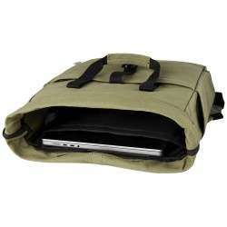 Joey, 15 batoh na notebook z recyklovaného plátna GRS, objem 15 l