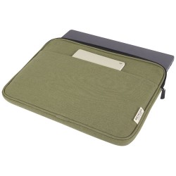 14 obal na notebook Joey z recyklovaného plátna GRS, 2 l