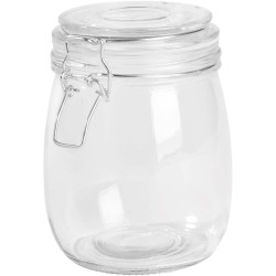 Skleněná skladovací nádoba CLICKY L, kapacita cca. 750 ml