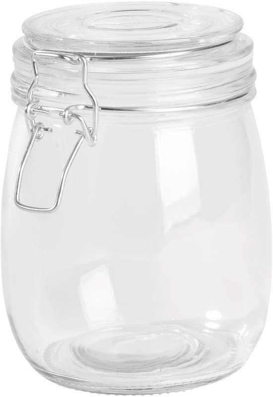 Skleněná skladovací nádoba CLICKY L, kapacita cca. 750 ml