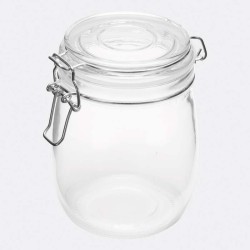 Skleněná skladovací nádoba CLICKY L, kapacita cca. 750 ml