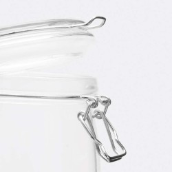 Skleněná skladovací nádoba CLICKY L, kapacita cca. 750 ml