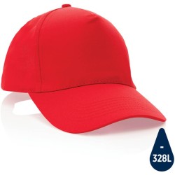 5 dílná kšiltovka Impact ze 190g recyklované bavlny AWARE