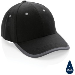 6 dílná kontrastní kšiltovka Impact z 280g rec. bavlny AWARE