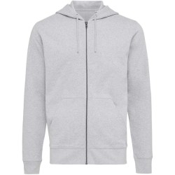 Mikina na zip s kapucí Iqoniq Abisko z recykl. bavlny