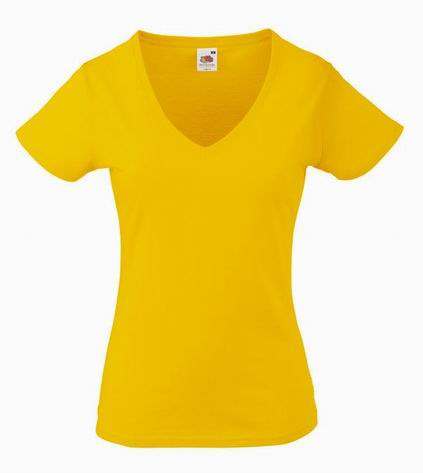 Tričko dámské Lady-Fit Valueweight V-Neck T