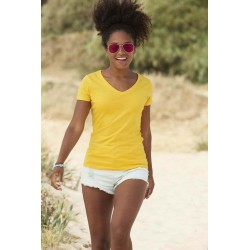 Tričko dámské Lady-Fit Valueweight V-Neck T