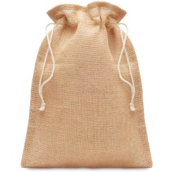 Jute medium Střední dárkový jutový pytlík