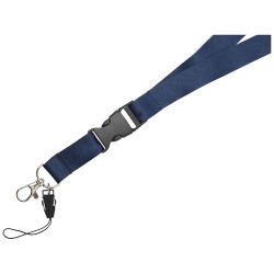 Lanyard Sagan s odpojitelnou přezkou, s držákem na telefon