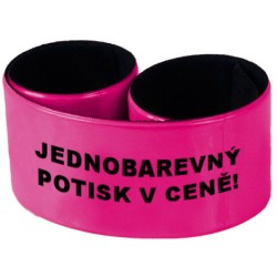Reflexní náramek 25 cm vč. 1 barevného potisku