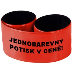 Reflexní náramek 34 cm vč. 1 barevného potisku