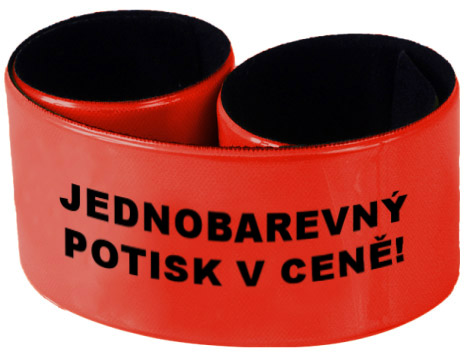 Reflexní náramek 41 cm, XXL vč. 1 barevného potisku