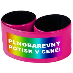 Reflexní náramek 41 cm, XXL vč. plnobarevného potisku