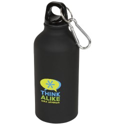 Matová sportovní láhev Oregon 400 ml s karabinkou