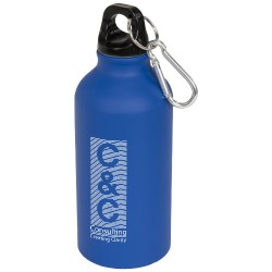 Matová sportovní láhev Oregon 400 ml s karabinkou