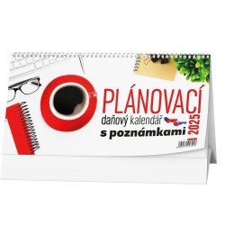 Stolní kalendář - Plánovací daňový kalendář s poznámkami