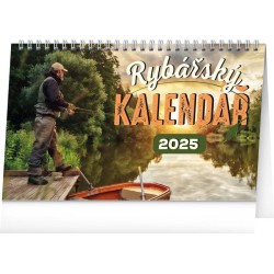 Stolní Rybářský kalendář 2024, 23,1 x 14,5 cm