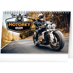 Stolní kalendář Motorky 2024, 23,1 x 14,5 cm