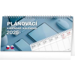 Stolní kalendář Plánovací CZ/SK 2024, 25 x 12,5 cm