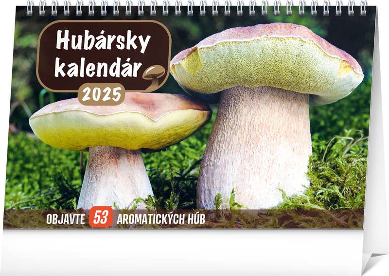 Stolový Hubársky kalendár 2024, 23,1 x 14,5 cm