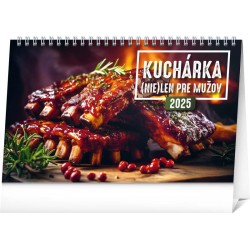Stolový kalendár Kuchárka (nie)len pre mužov 2024, 23,1 x 14,5 cm