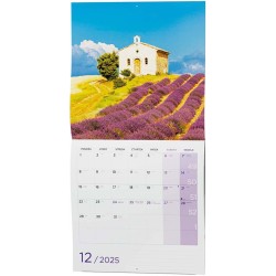 Nástěnný kalendář - Poznámkový - Provence