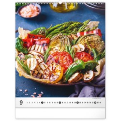 Nástěnný kalendář Gourmet 2024, 48 x 56 cm