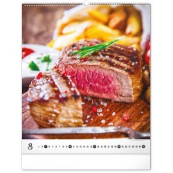 Nástěnný kalendář Gourmet 2024, 48 x 56 cm