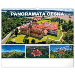 Nástěnný kalendář Panoramata Česka 2024, 48 x 33 cm