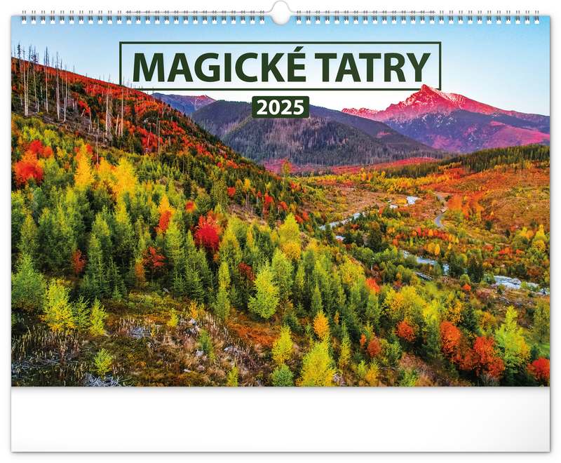 Nástenný kalendár Magické Tatry 2024, 48 x 33 cm