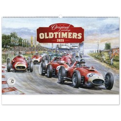 Nástěnný kalendář Oldtimers - Václav Zapadlík 2024, 64 x 42 cm