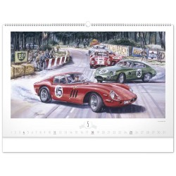 Nástěnný kalendář Oldtimers - Václav Zapadlík 2024, 64 x 42 cm