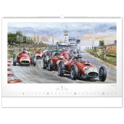Nástěnný kalendář Oldtimers - Václav Zapadlík 2024, 64 x 42 cm