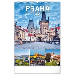 Nástěnný kalendář Praha 2024, 33 x 46 cm