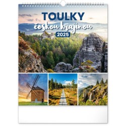 Nástěnný kalendář Toulky českou krajinou 2024, 30 x 34 cm