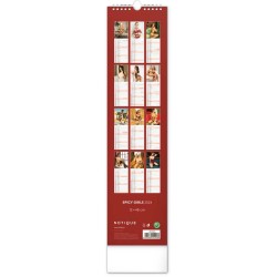 Nástěnný kalendář Spicy Girls 2024, 12 x 48 cm