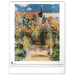 Nástěnný kalendář Claude Monet 2024, 48 x 56 cm