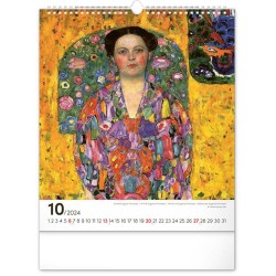 Nástěnný kalendář Gustav Klimt 2024, 30 x 34 cm