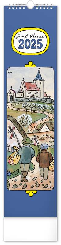Nástěnný kalendář Josef Lada 2024, 12 x 48 cm