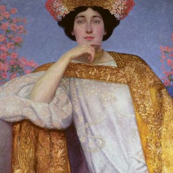 Poznámkový kalendář Gustav Klimt 2024, 30 x 30 cm