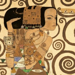 Poznámkový kalendář Gustav Klimt 2024, 30 x 30 cm