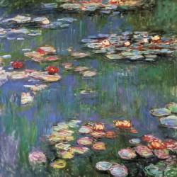 Poznámkový kalendář Claude Monet 2024, 30 x 30 cm