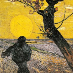 Poznámkový kalendář Vincent van Gogh 2024, 30 x 30 cm