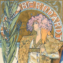 Poznámkový kalendář Alfons Mucha 2024, 30 x 30 cm