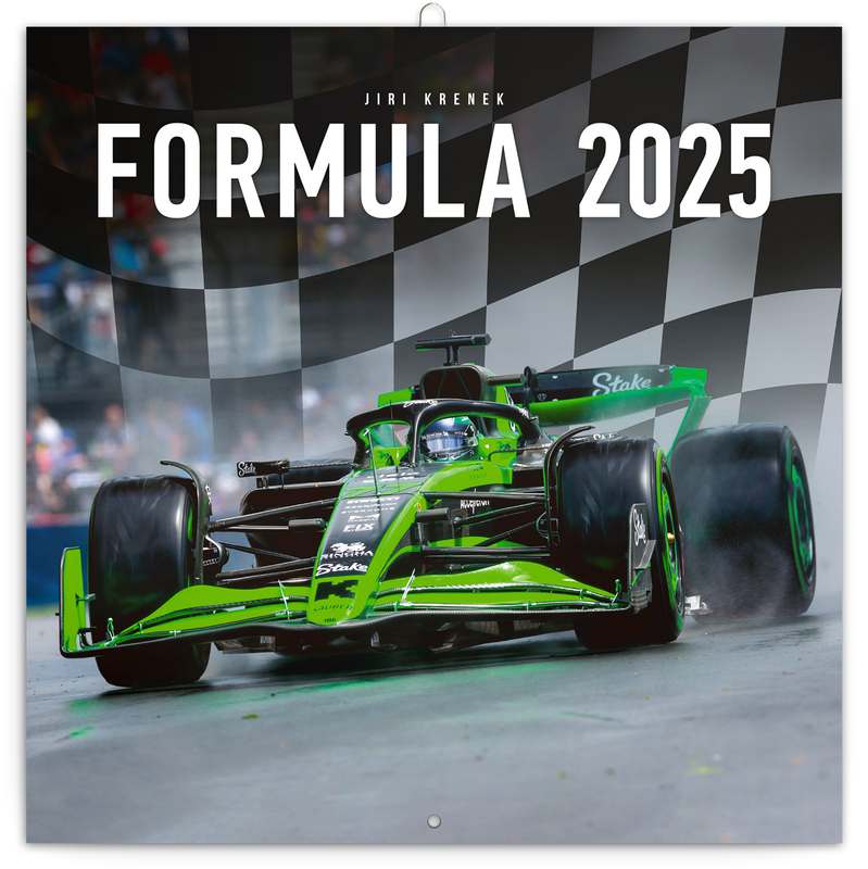 Poznámkový kalendář Formule - Jiří Křenek 2024, 30 x 30 cm