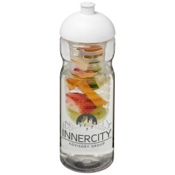 Sportovní láhev s infuzérema kupolovitým víčkem H2O Base 650 ml