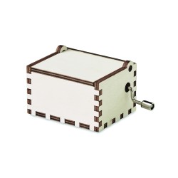 Dřevěná vánoční hrací skříňka